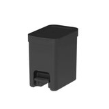 Lixeira com Pedal Trium Preto 6 Litros - Ela Decora