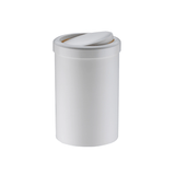 Lixeira com Tampa Basculante Branca 8 Litros - Ela Decora