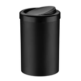 Lixeira com Tampa Basculante Preta 8 Litros - Ela Decora