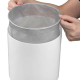 Lixeira com Tampa Preta 5 Litros - Ela Decora