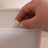 Lixeira de Bancada Basculante Bold Branca 1 Litro - Ela Decora