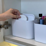 Lixeira de Bancada Basculante Bold Branca 1 Litro - Ela Decora