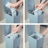 Lixeira de Pedal Trium Branco 12 Litros - Ela Decora