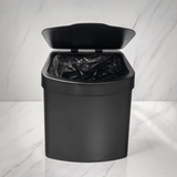 Lixeira de Pia 2,5 litros Preta - Ela Decora