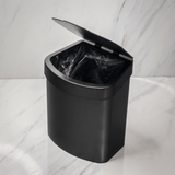 Lixeira de Pia 2,5 litros Preta - Ela Decora