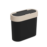 Lixeira Flat 2,8 Litros Preta - Ela Decora