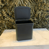 Lixeira Trium 2,5 Litros Preta - Ela Decora