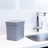 Lixeira Trium Chumbo - 2,5 Litros - Ela Decora