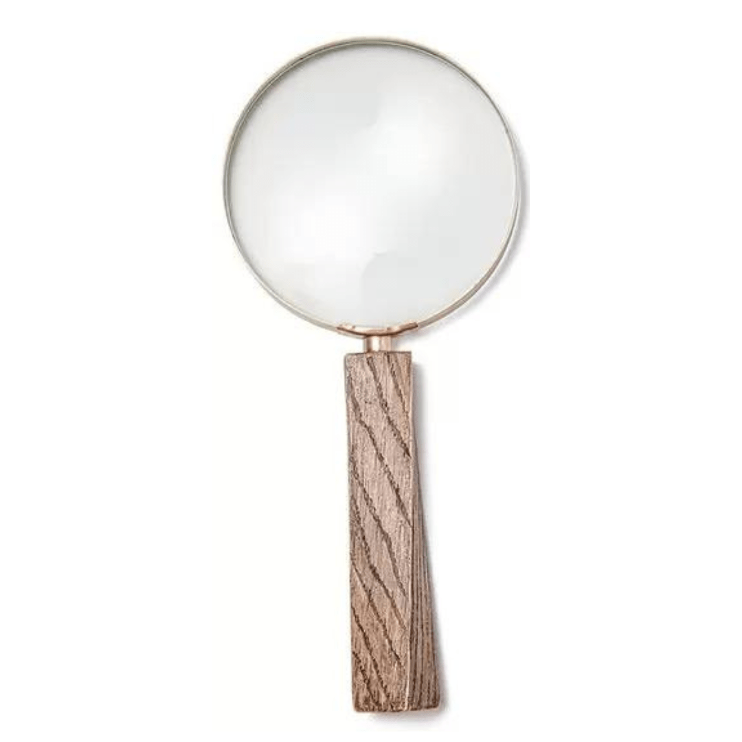 Lupa Decorativa em Poliresina 23cm - Ela Decora