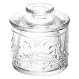 Manteigueira Francesa New Butterfly em Cristal Ecológico 9cm - Ela Decora