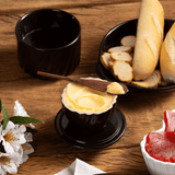 Manteigueira Francesa Twist em Cerâmica Preta 250g - Ela Decora