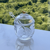 Pote para mel com tampa passaro