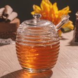 Meleira Cristal de Chumbo Colmeia com Pegador 210ml - Ela Decora