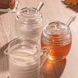 Meleira Cristal de Chumbo Colmeia com Pegador 210ml - Ela Decora