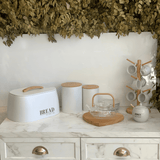 Meleira de Porcelana Manhattan Branca 350ml - Ela Decora