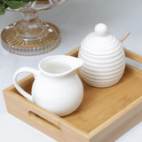 Meleira New Bone Mary com Pegador em Porcelana Branco 11,5cm - Ela Decora