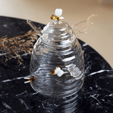 Meleira de Vidro Borossilicato com Pegador Lovely Bee Abelha 500ml