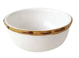Mini Bowl em Bambu Branco - Ela Decora
