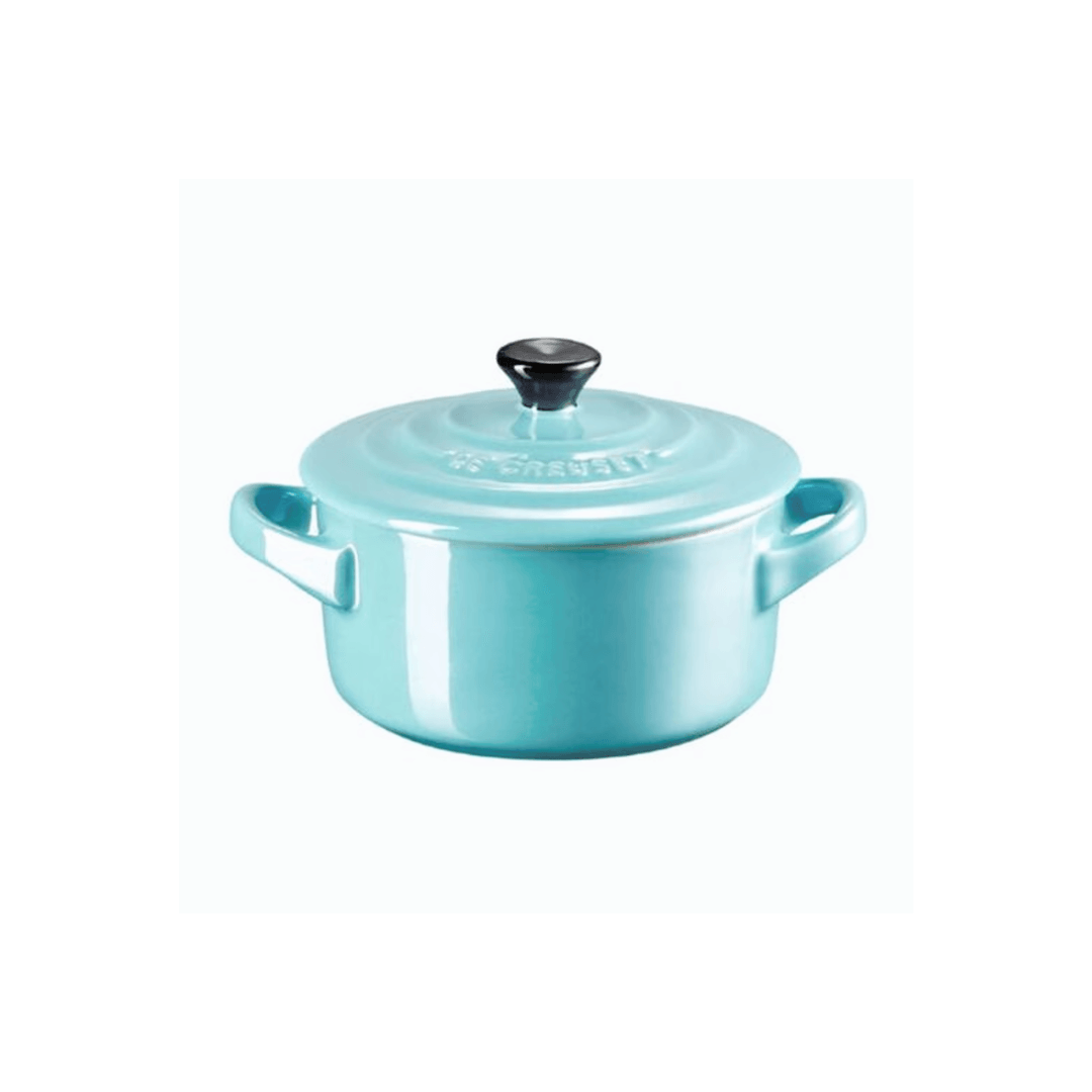 Mini Cocotte Caçarola Cerâmica Azul Caribe Le Creuset - Ela Decora