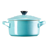 Mini Cocotte Caçarola Cerâmica Azul Caribe Le Creuset - Ela Decora
