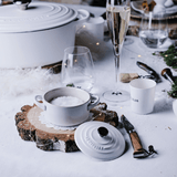 Mini Cocotte Caçarola Cerâmica Branca Le Creuset - 14 cm - Ela Decora