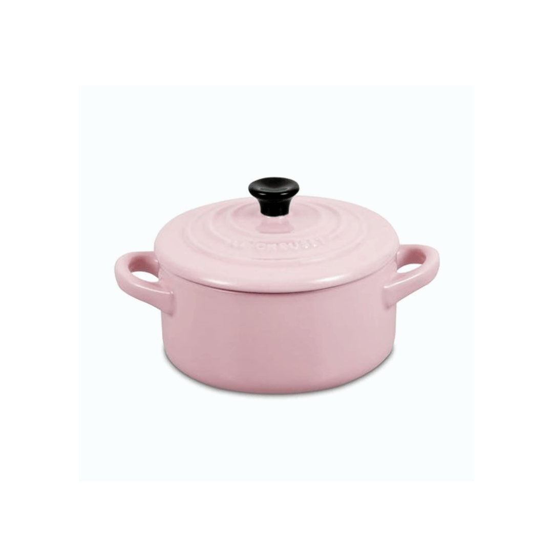 Mini Cocotte Caçarola Cerâmica Pink Chiffon Le Creuset - 14 cm - Ela Decora
