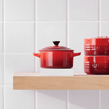 Mini Cocotte Caçarola Cerâmica Vermelha Le Creuset - 14 cm - Ela Decora