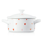 Mini Cocotte Coração Branco 14cm Le Creuset - Ela Decora