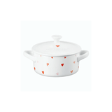 Mini Cocotte Coração Branco 14cm Le Creuset - Ela Decora