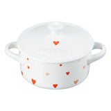 Mini Cocotte Coração Branco 14cm Le Creuset - Ela Decora