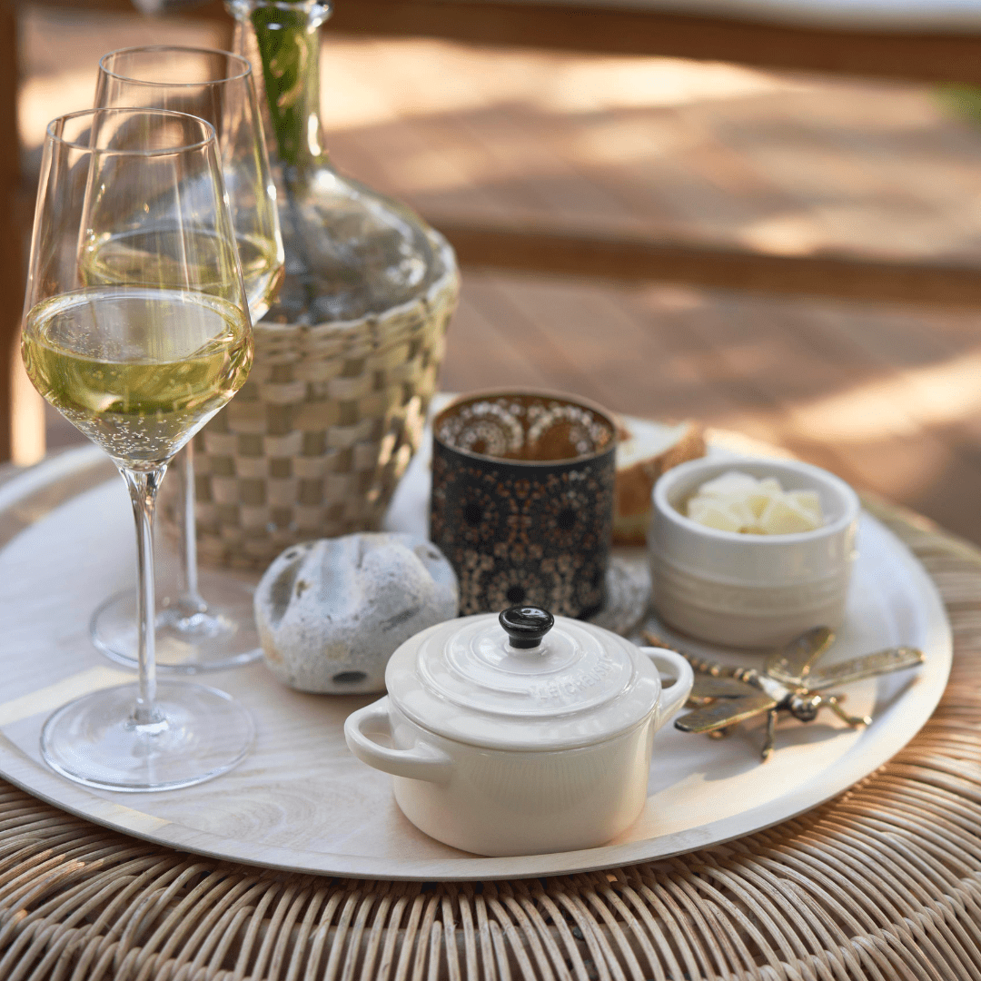 Mini Cocotte Meringue com Pegador Preto 10cm Le Creuset - Ela Decora