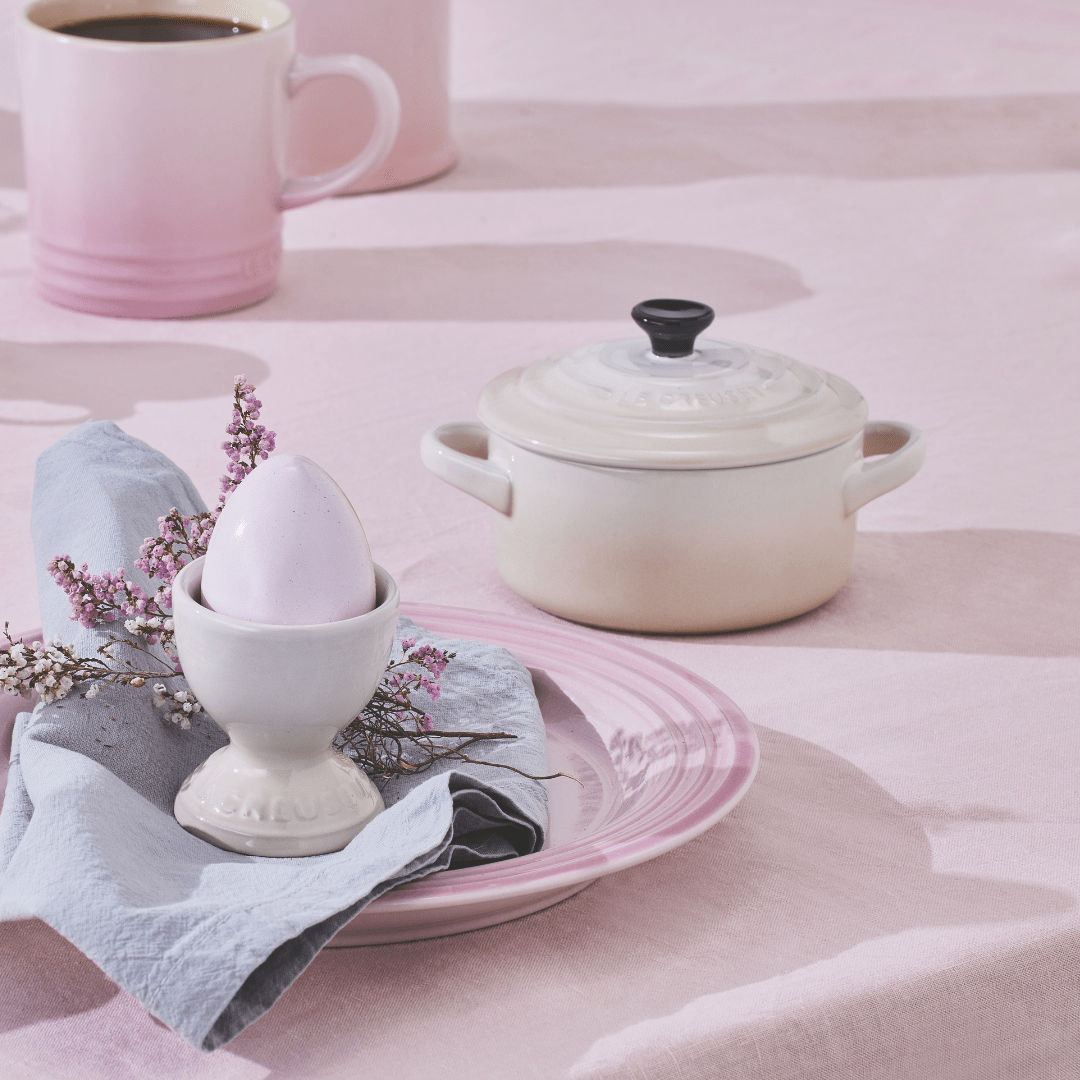 Mini Cocotte Meringue com Pegador Preto 10cm Le Creuset - Ela Decora