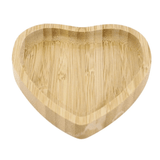 Mini Petisqueira Coração de Bambu 12,4cm - Ela Decora