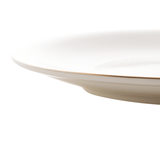 Mini Prato Decorativo Porcelana Leaf Redondo - 15 cm - Ela Decora