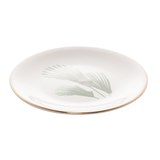 Mini Prato Decorativo Porcelana Leaf Redondo - 15 cm - Ela Decora