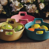 Mini Travessa Caçarola Porcelana Nordica Rosa Matt - 16 cm - Ela Decora