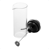 Mixer com Copo de Vidro Borossilicato Preto 450ml - Ela Decora