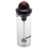 Mixer com Copo de Vidro Borossilicato Preto 450ml - Ela Decora