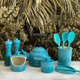 Moedor de Sal Azul Caribe Le Creuset - Ela Decora