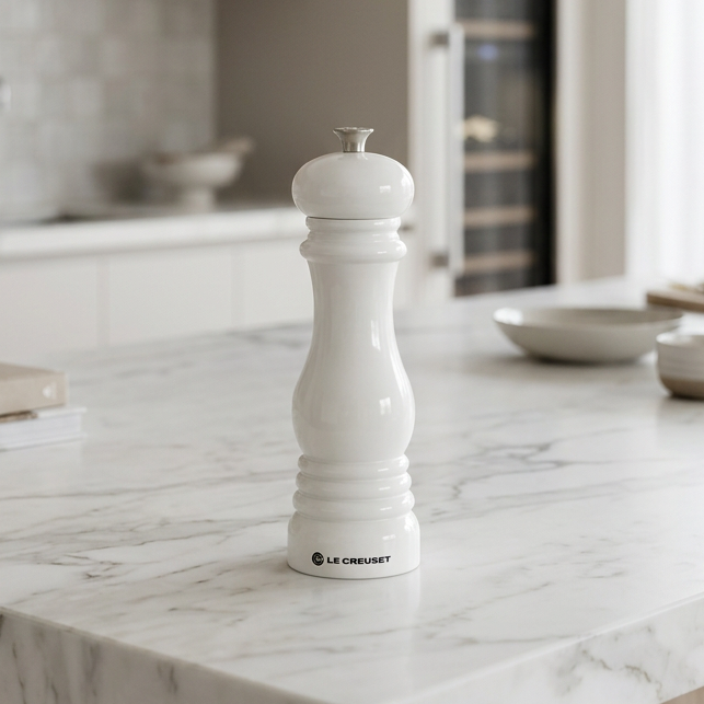Moedor de Sal Branco Le Creuset - Ela Decora