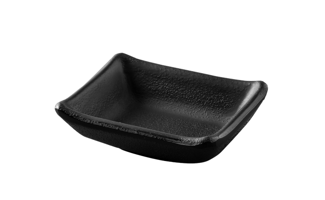 Molheira Shoyu Retangular Osaka Preto 65ml - Ela Decora