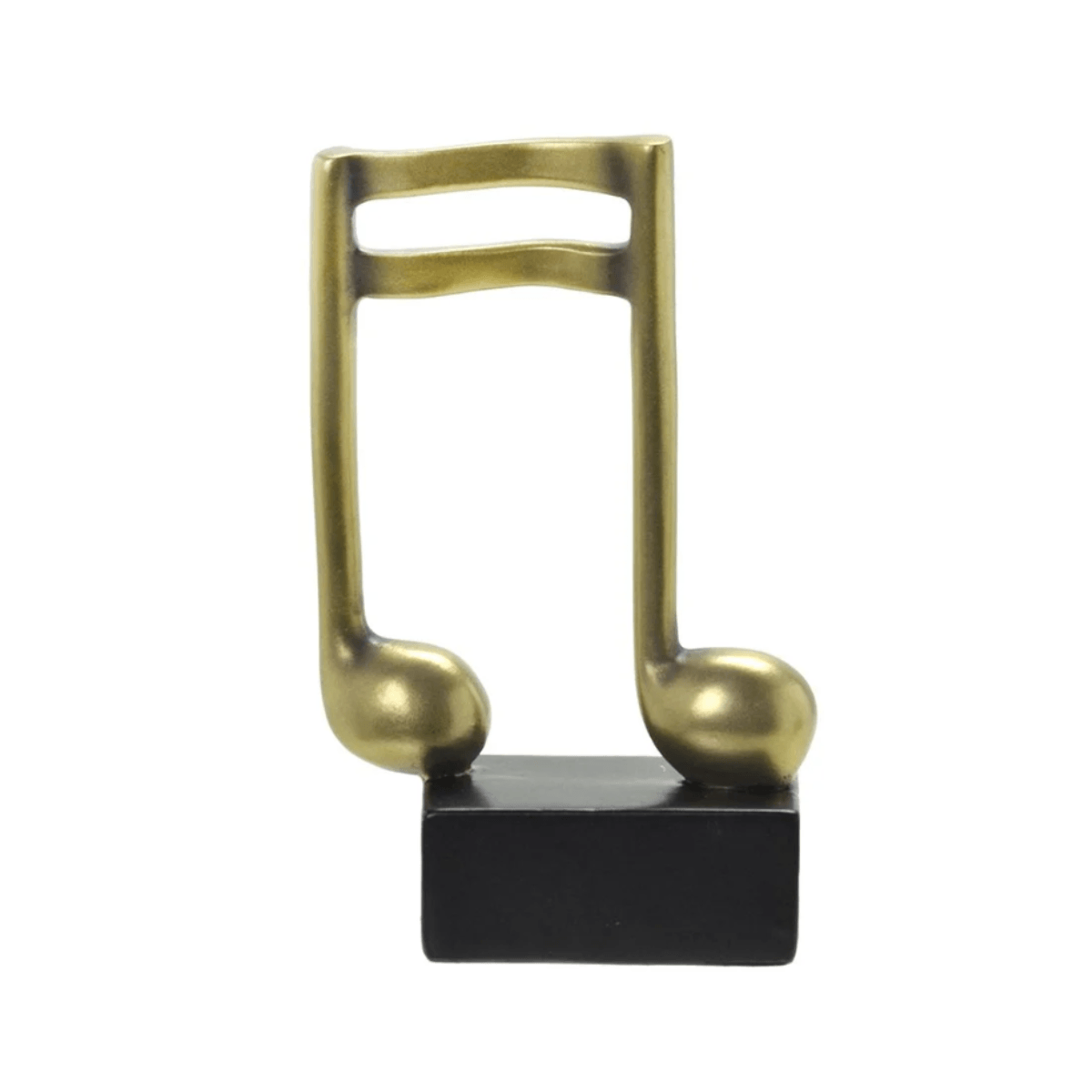 Nota Musical Decorativa Dourada 14cm - Ela Decora