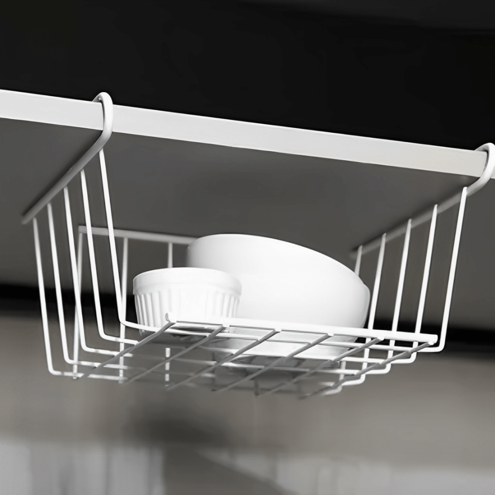 Organizador Armário Cesto Suspenso Pequeno - 25,5 cm - Ela Decora