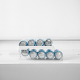 Organizador de 9 Latas Branco Clear Fresh 35cm - Ela Decora