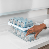 Organizador de 9 Latas Branco Clear Fresh 35cm - Ela Decora