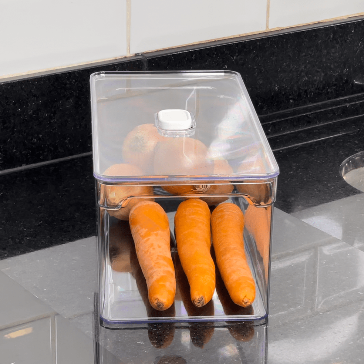 Organizador de Acrílico com Tampa 5 Litros - Ela Decora