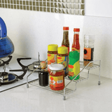 Organizador de Armário Triplo Degraus Aço Cromado - Ela Decora