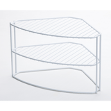 Organizador de Canto 3 Níveis Para Pratos Branco - Ela Decora