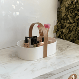 Organizador de Cosméticos Bellwood Branco - Ela Decora