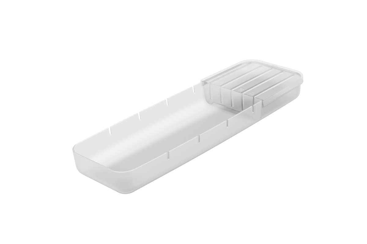 Organizador de Facas Perfect Transparente 35cm - Ela Decora